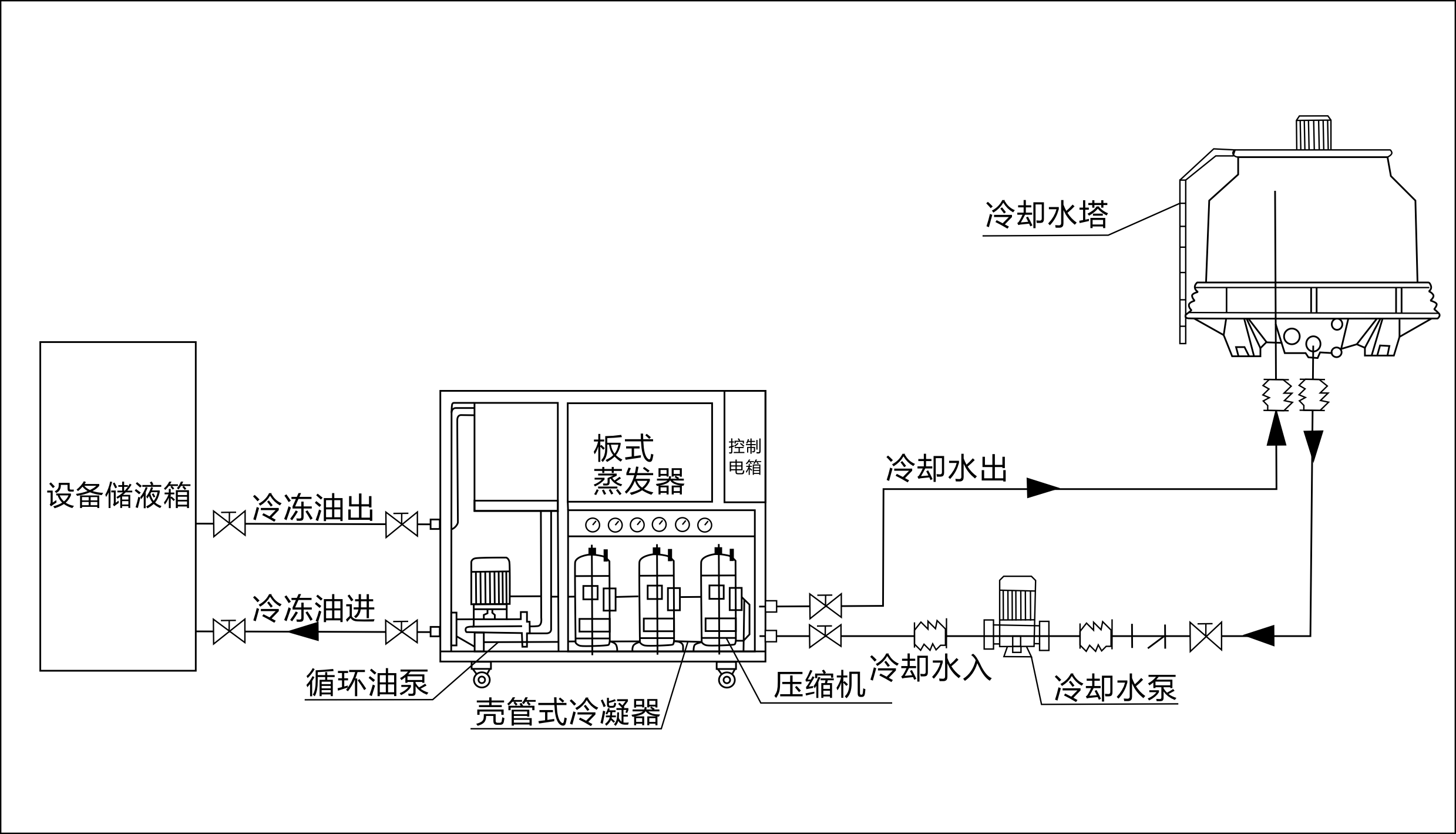 水冷式油冷机图纸.png